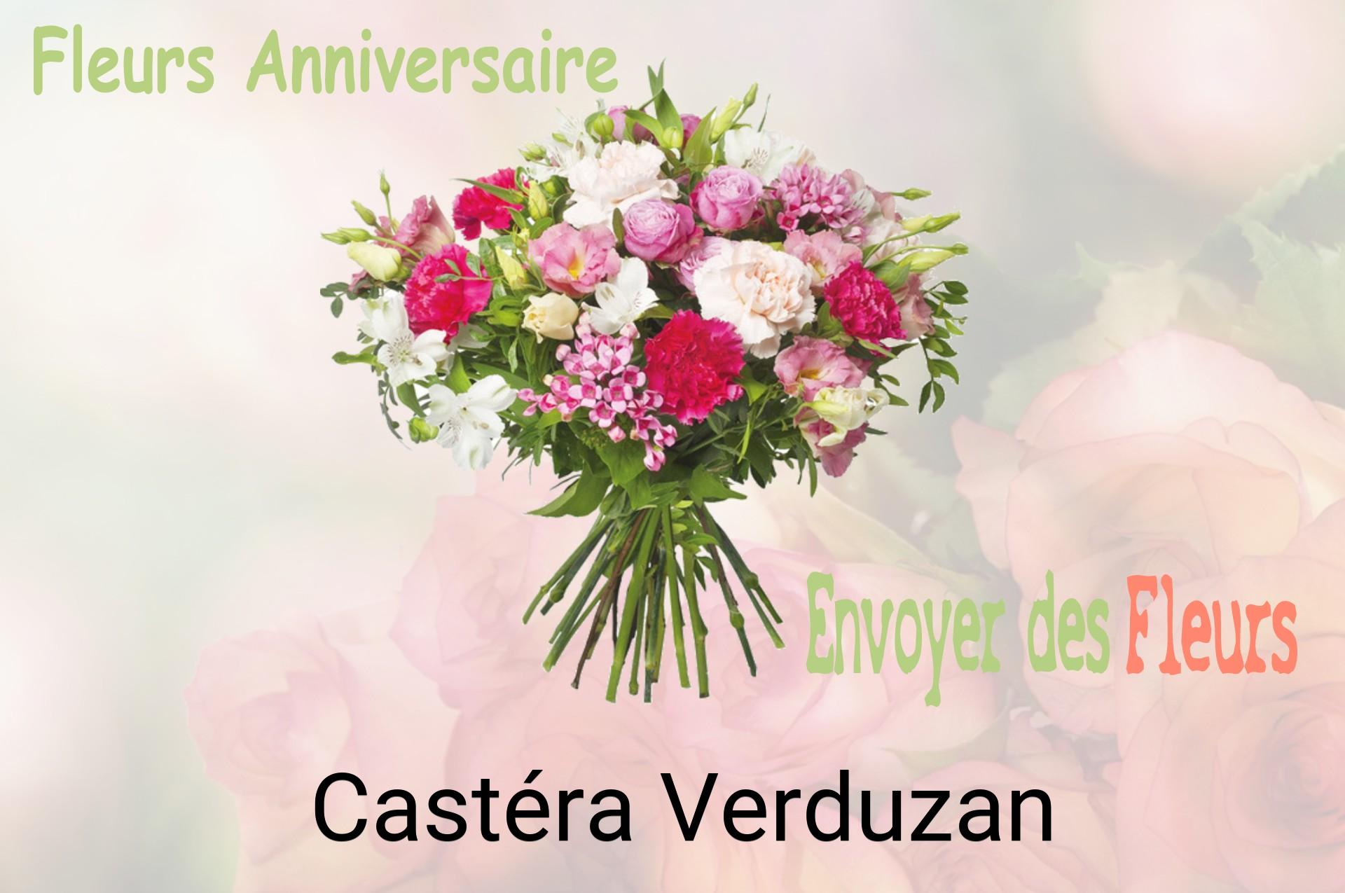 Bouquet de fleurs d’anniversaire livré à Castéra-Verduzan