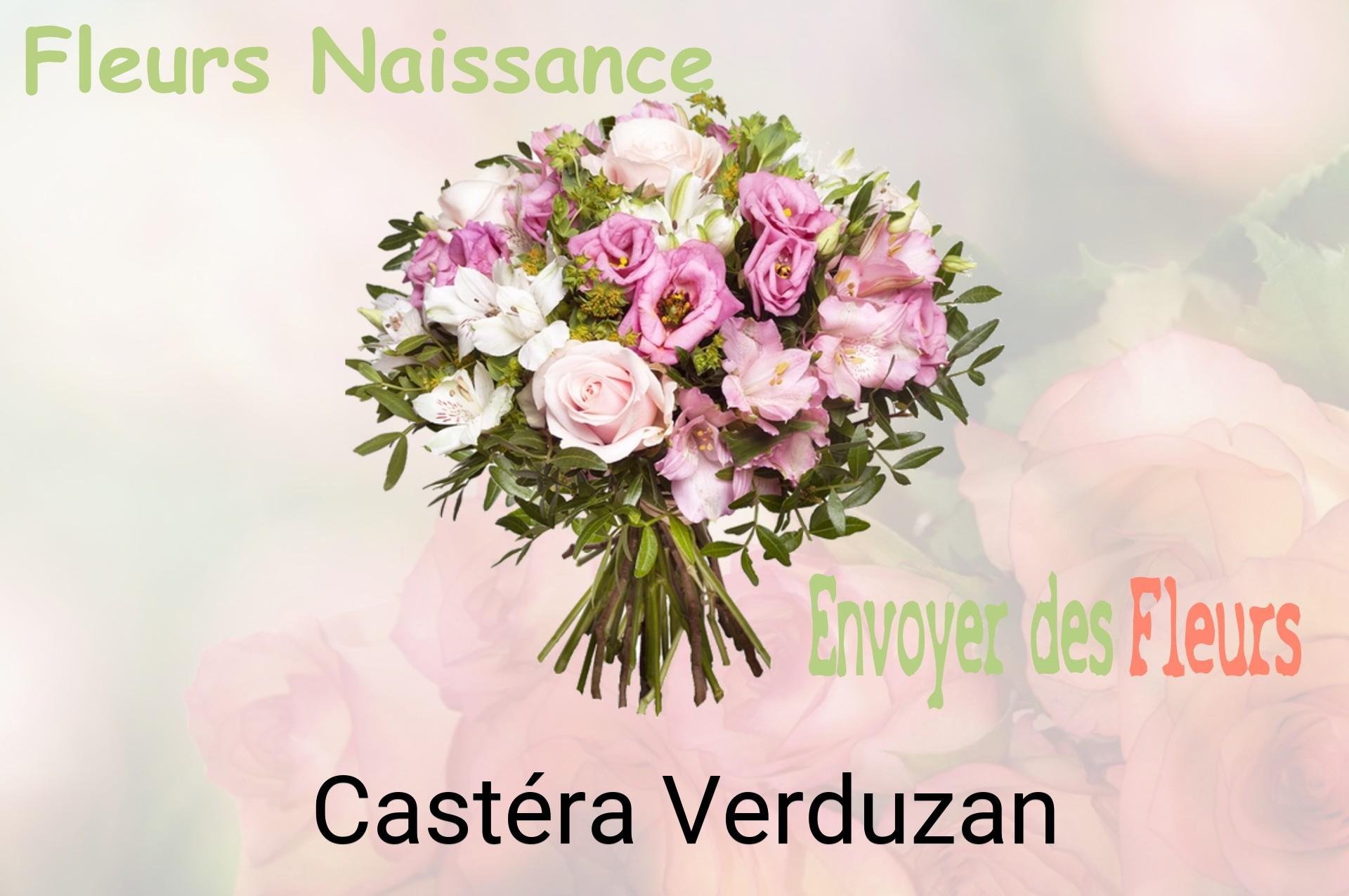 Bouquet de fleurs de naissance livré à Castéra-Verduzan
